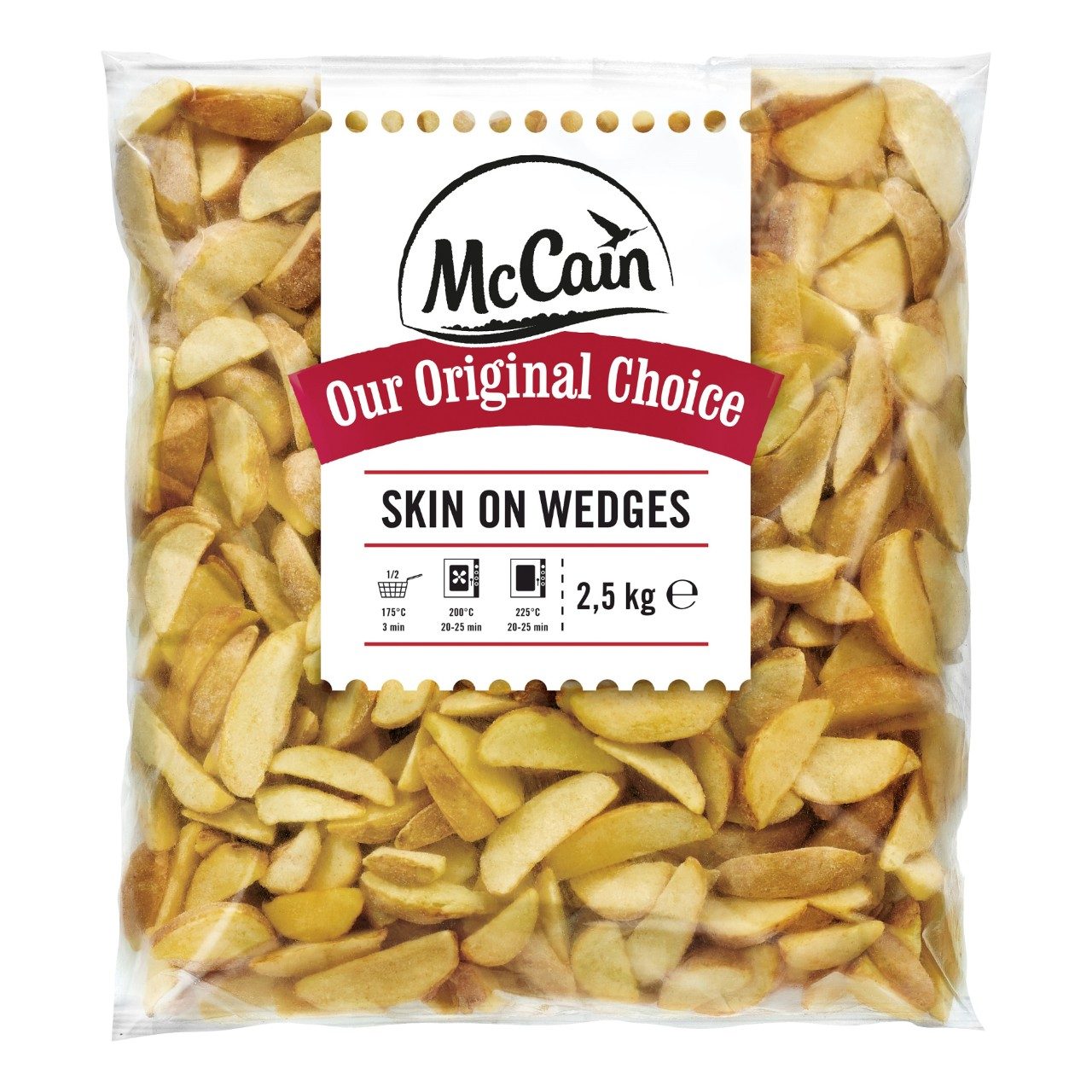 McCain Our Original Choice Potato Wedges Skin On Zak 2 5 Kilo Sligro Nl