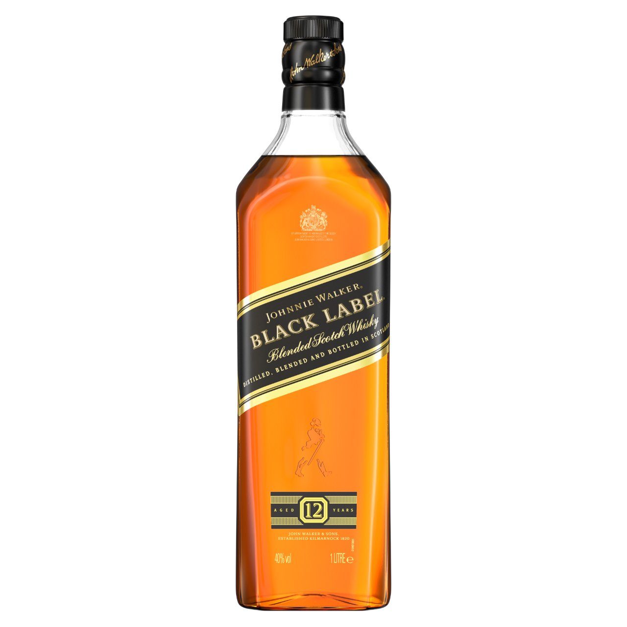 Johnnie Walker Black Label Tennessee Whiskey Fles 1 liter | Sligro.nl