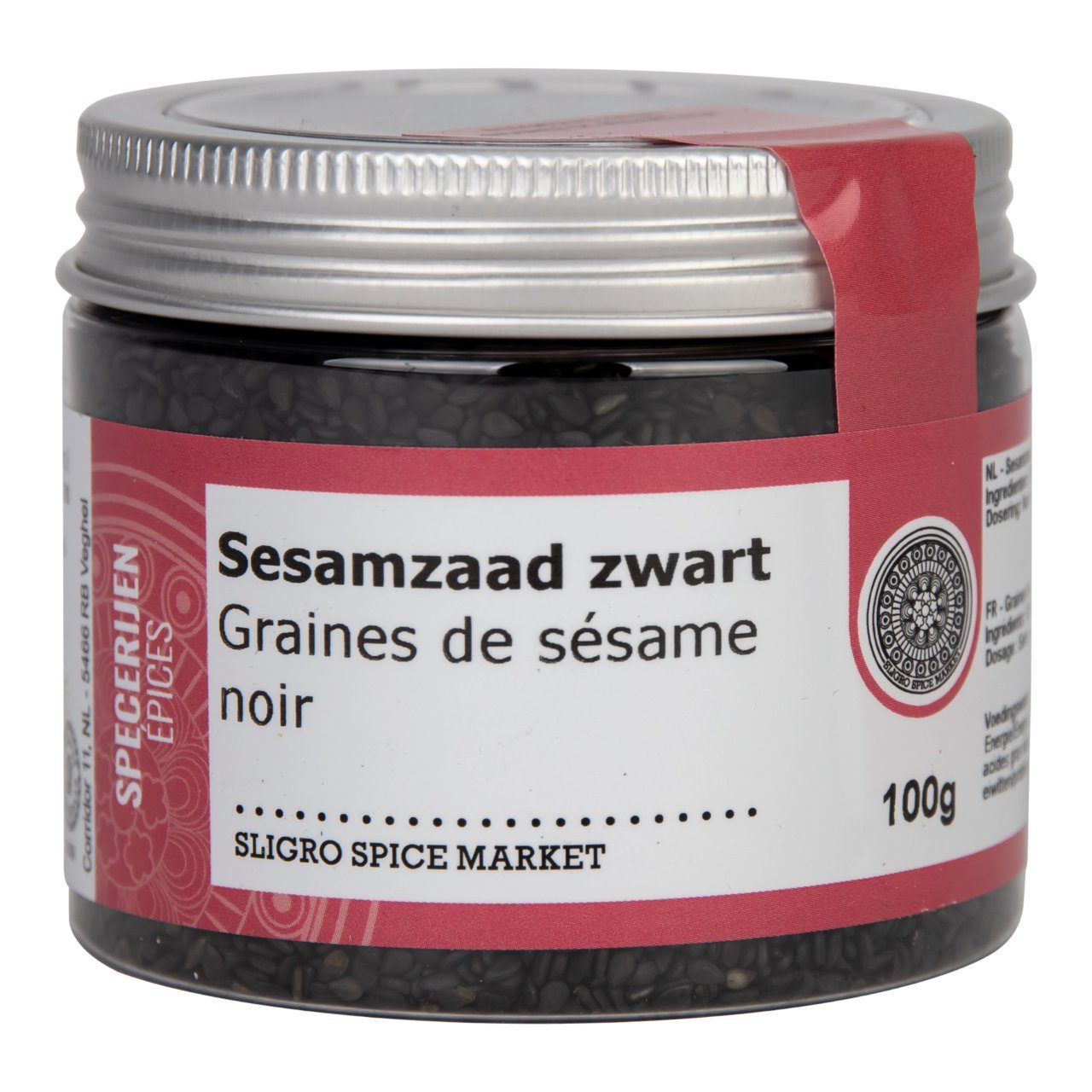 Sligro Spice Market Sesamzaad Zwart Potje Gram Sligro Nl