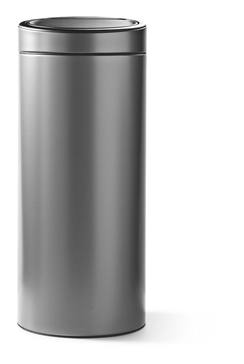 Haas Correlaat Arne Brabantia Afvalemmer Touch Bin 30 L, platinum Per stuk | Sligro.nl