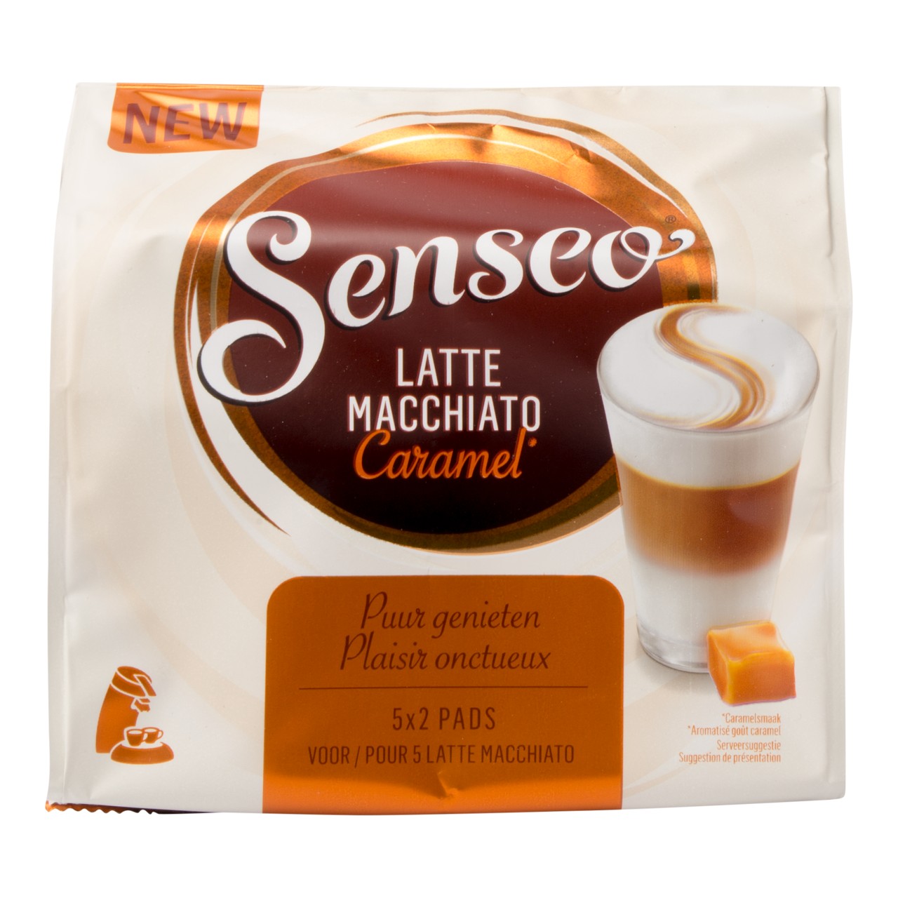 Senseo Latte Macchiato Pads Caramel 10 Zakjes X 87 Gram Sligro Nl