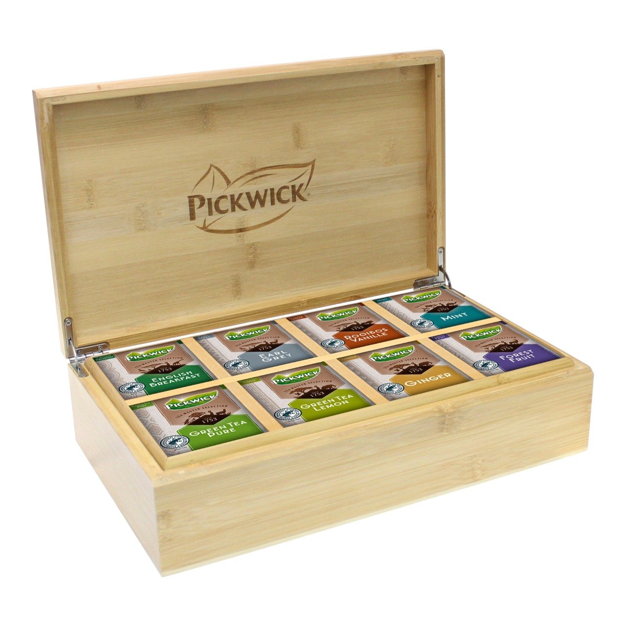 Pickwick Theekist Tea Master 8-Vaks Kist | Sligro.nl