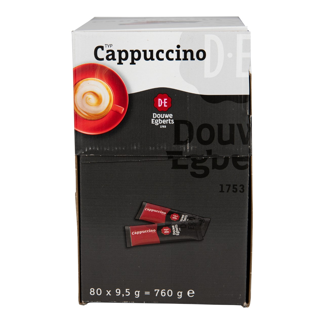 Douwe Egberts Oploskoffie Sticks Cappuccino Doos 80 Sticks X 9 5 Gram