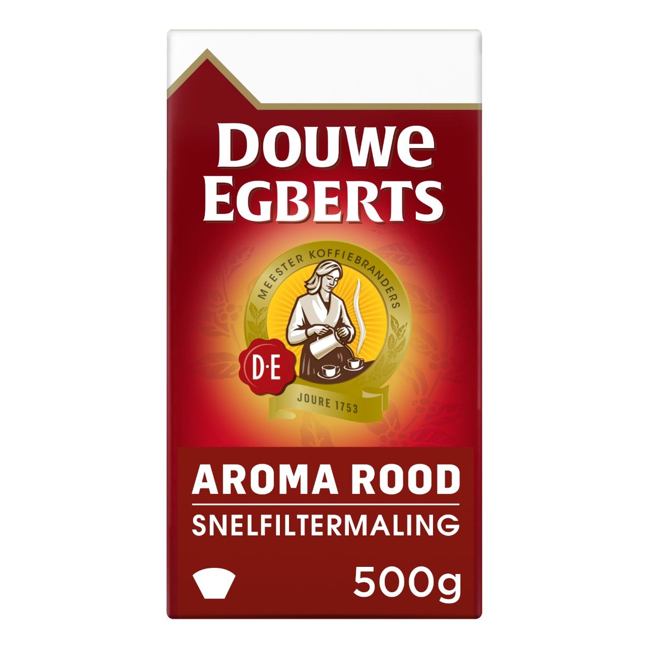 Contractie Botsing moeilijk Douwe Egberts Aroma rood filterkoffie 6 pakken x 500 gram | Sligro.nl