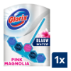 Toiletblok pink magnolia blauw water